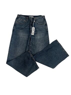 daze denim kickback mid rise palazzo jeans